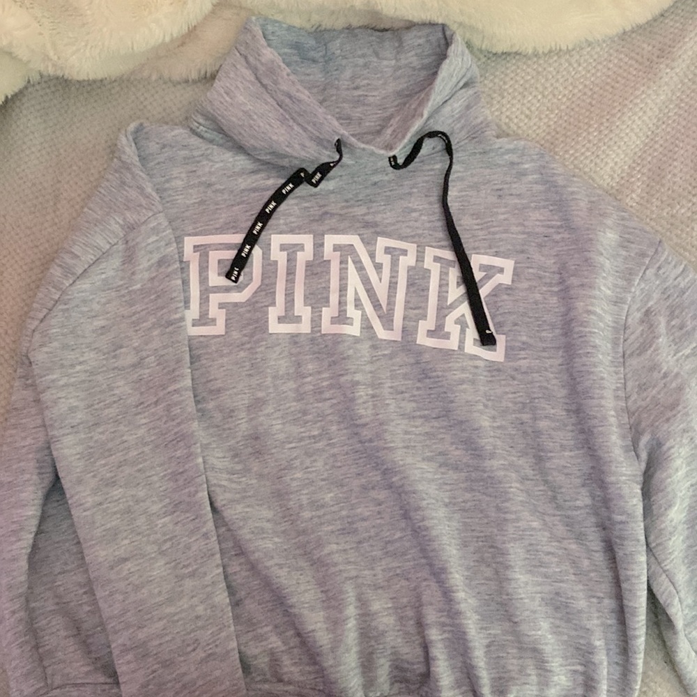 PINK EVERYDAY LOUNGE COWL NECK PULLOVER